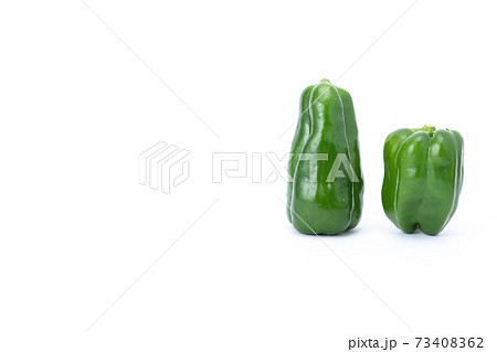 ピーマン　複数　白バック 73408362