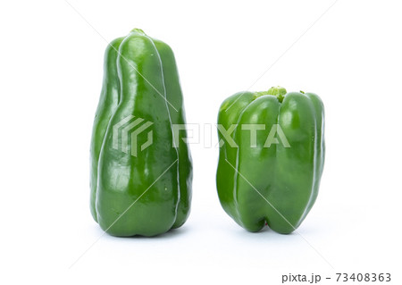 ピーマン　複数　白バック 73408363