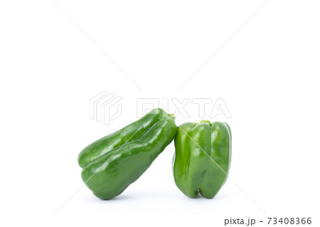 ピーマン　複数　白バック 73408366