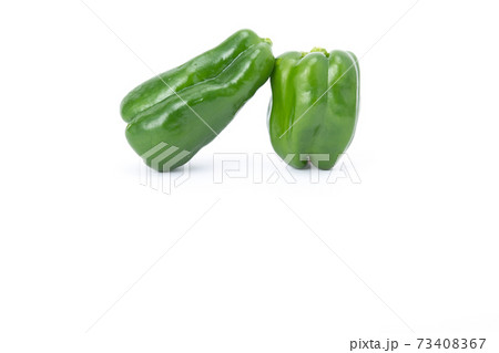 ピーマン　複数　白バック 73408367