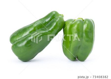 ピーマン　複数　白バック 73408382