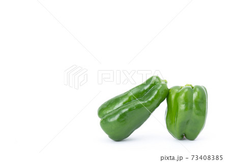 ピーマン　複数　白バック 73408385