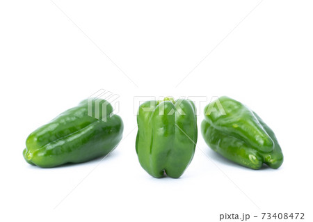 ピーマン　複数　白バック 73408472
