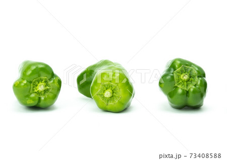 ピーマン　複数　白バック 73408588
