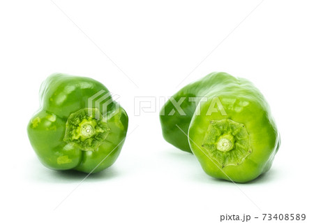 ピーマン　複数　白バック 73408589
