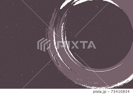 イラスト素材　背景素材　和風　和紙　筆　書道　ベクター 73410834