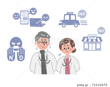 医療従事者　誹謗中傷 73410979