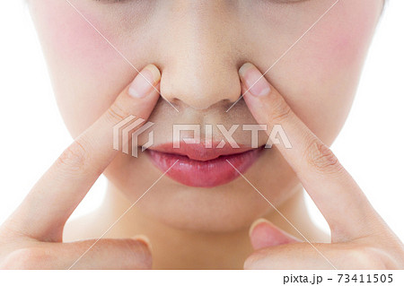 小鼻のスキンケア. 73411505