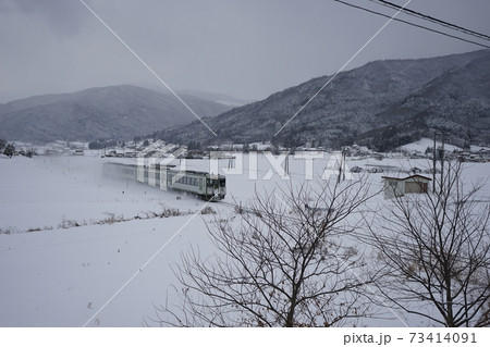 雪の遠野 釜石線 雪の遠野 釜石線 73414091