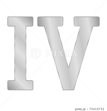 Roman numeral four. Roman numeral four. 73414732