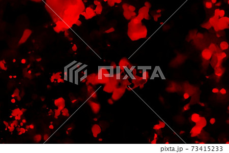 赤と黒の滲みのある怖いテクスチャ背景のイラスト素材
