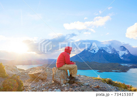 Hike in Patagonia 73415307