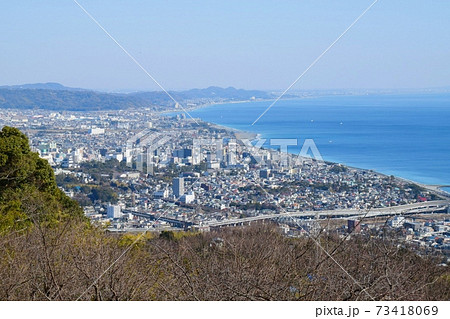 石垣山城から見た小田原の街 73418069
