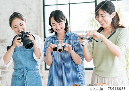 おうち女子会 カメラ女子 おうち女子会 カメラ女子 73418083
