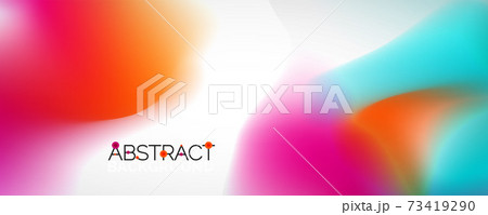 Fluid color gradient abstract background, trendy colorful wallpaper. Vector illustration for placards, brochures, posters, banners and covers Fluid color gradient abstract background, trendy colorful wallpaper. Vector illustration for placards, brochures, posters, banners and covers 73419290