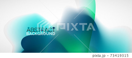 Fluid color gradient abstract background, trendy colorful wallpaper. Vector illustration for placards, brochures, posters, banners and covers 73419315