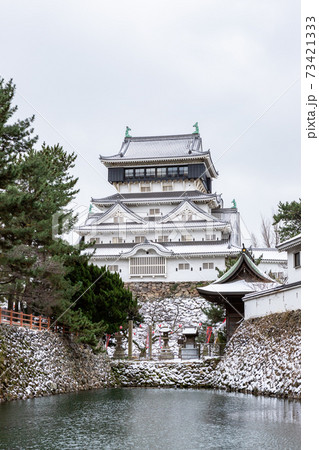 雪の小倉城 雪の小倉城 73421333