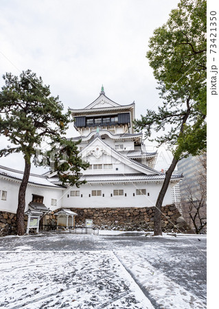 雪の小倉城 雪の小倉城 73421350