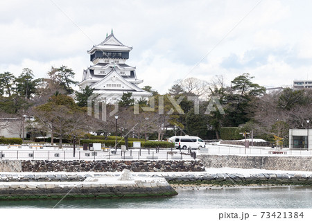 雪の小倉城 雪の小倉城 73421384