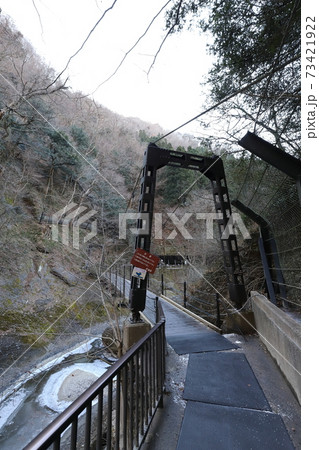 茨城 大子 袋田の滝吊り橋 茨城 大子 袋田の滝吊り橋 73421922