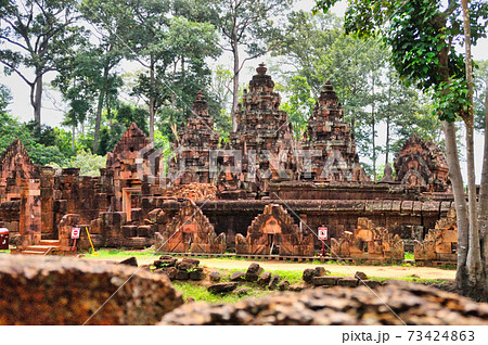 カンボジア バンテアイ・スレイ遺跡 カンボジア バンテアイ・スレイ遺跡 73424863