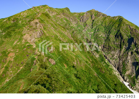 夏の谷川岳双耳峰(西黒尾根から) 夏の谷川岳双耳峰(西黒尾根から) 73425403