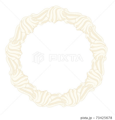 生クリームのフレーム2 73425678