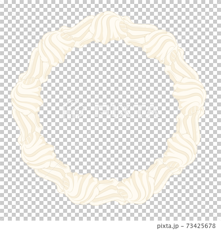生クリームのフレーム2 73425678