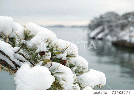 雪の松島 雪の松島 73432577