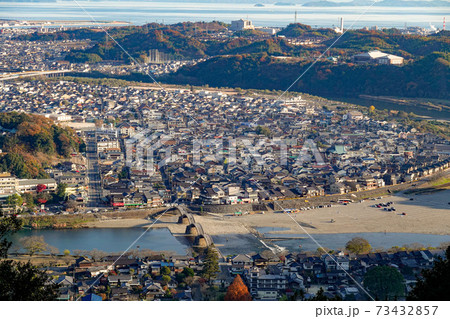 錦帯橋のある風景 73432857