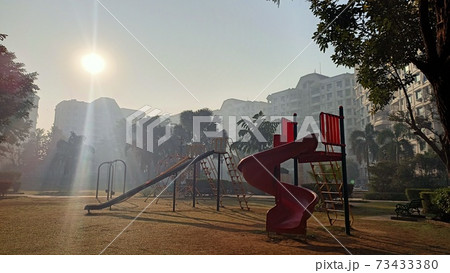 インドの朝の公園 73433380