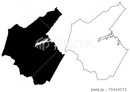 Carter County, State of Tennessee (U.S. county, United States of America, USA, U.S., US) map vector illustration, scribble sketch Carter map 73434572