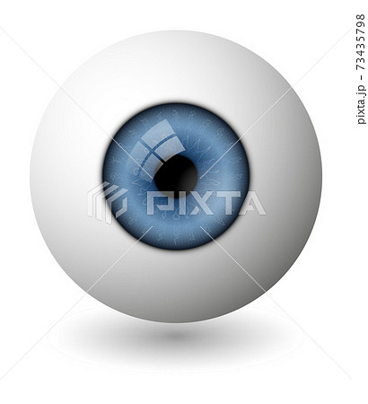 Vector eyeball in gradient style 73435798
