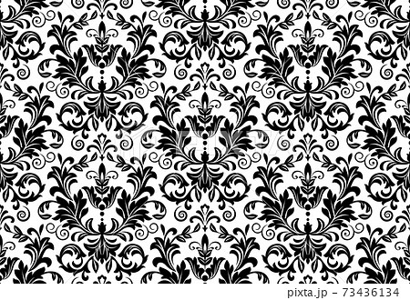 Wallpaper in the style of Baroque. Seamless vector  73436134
