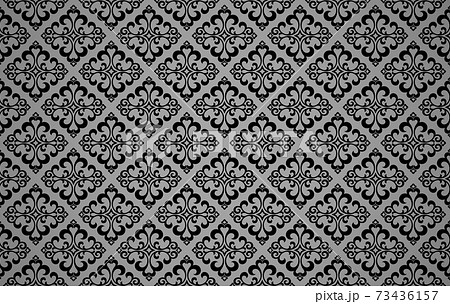 Floral pattern. Vintage wallpaper in the Baroque style.  73436157