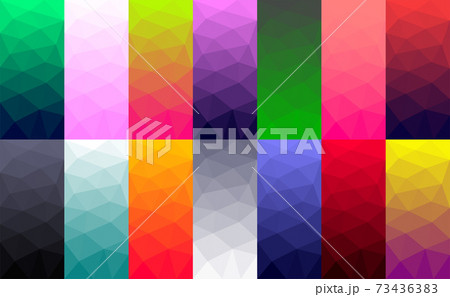 Vector backgrounds in low poly style. Digital art 73436383