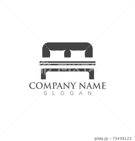 Bed logo and symbol vector Bed logo and symbol vector 73438123