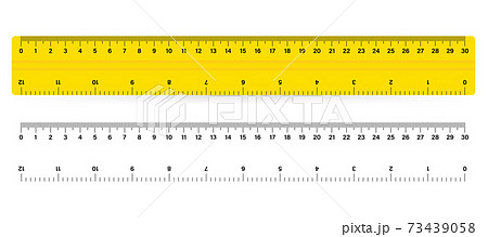 30cm Measure Tape ruler school metric measurement. Metric ruler 73439058