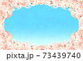 桜　満開フレーム 73439740