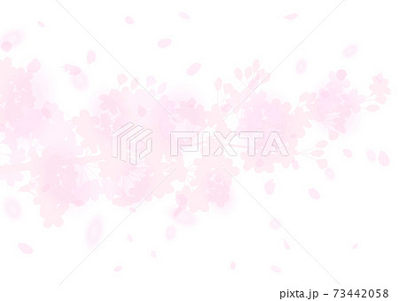幻想的な桜のイラストのイラスト素材