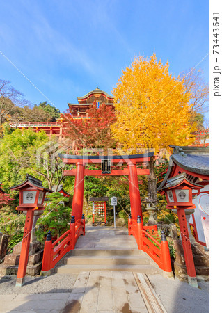 秋の祐徳稲荷神社　佐賀県鹿島市 73443641