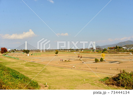 復旧なった千曲橋緑地公園 復旧なった千曲橋緑地公園 73444134