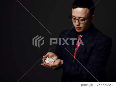 Young asian businessman doctor pharmacist in 73444721