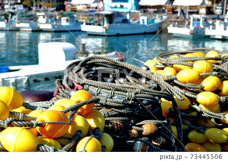 用宗漁港シラス漁を終えて 73445506