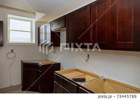 Furniture assembling of custom new kitchen cabinets 73445789