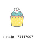かわいいカップケーキ 73447007