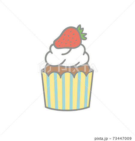 かわいいカップケーキ 73447009