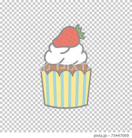 かわいいカップケーキ 73447009