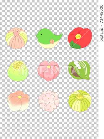 春を感じる和菓子練り切り 73448000