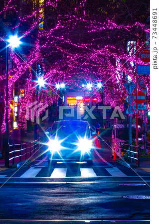 渋谷・さくら坂イルミネーション【夜景イメージ】 73448691
